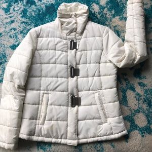 Michael Kors | Cream Puffer Jacket Womens Size M